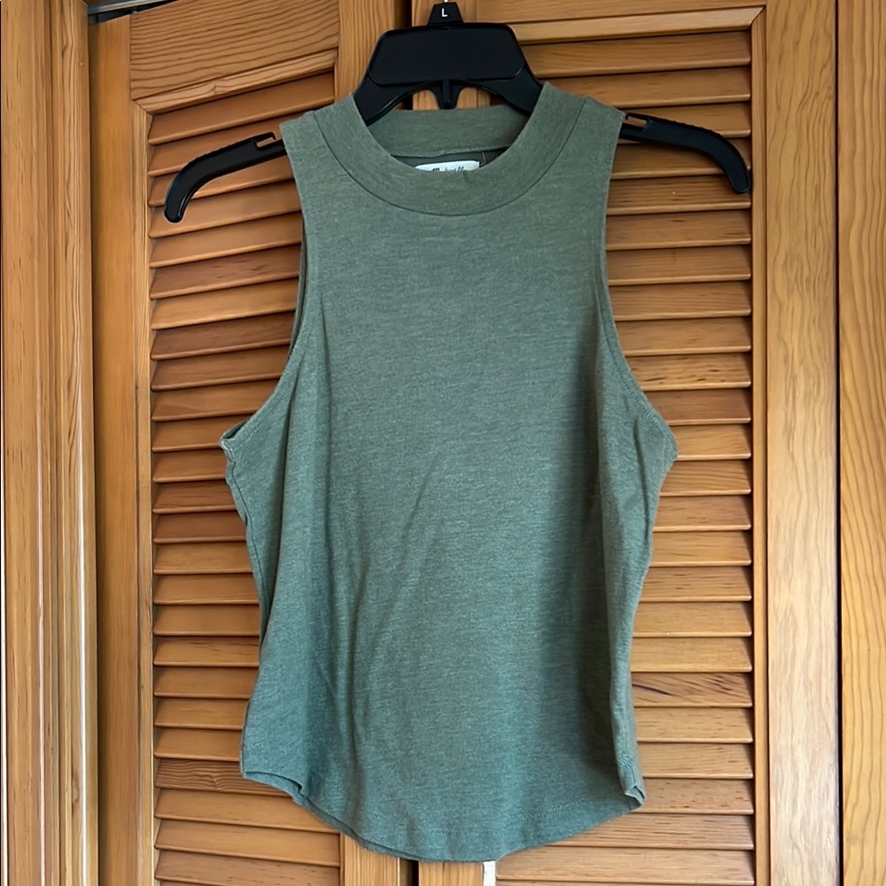 Madewell Olive Green Sleeveless Women's Top